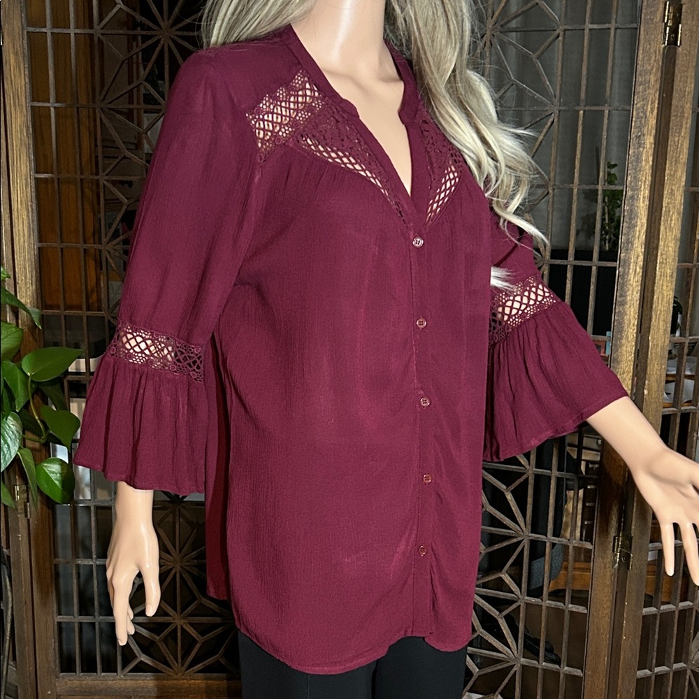WESTPORT PEASANT BLOUSE L